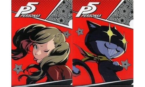 Persona 5 - Ann Takamaki & Morgana A4 Clear File SET